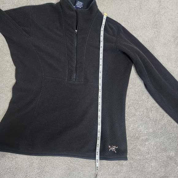 Vintage Arcteryx Black Polartec Half Zip Size Medium - Picture 9 of 14